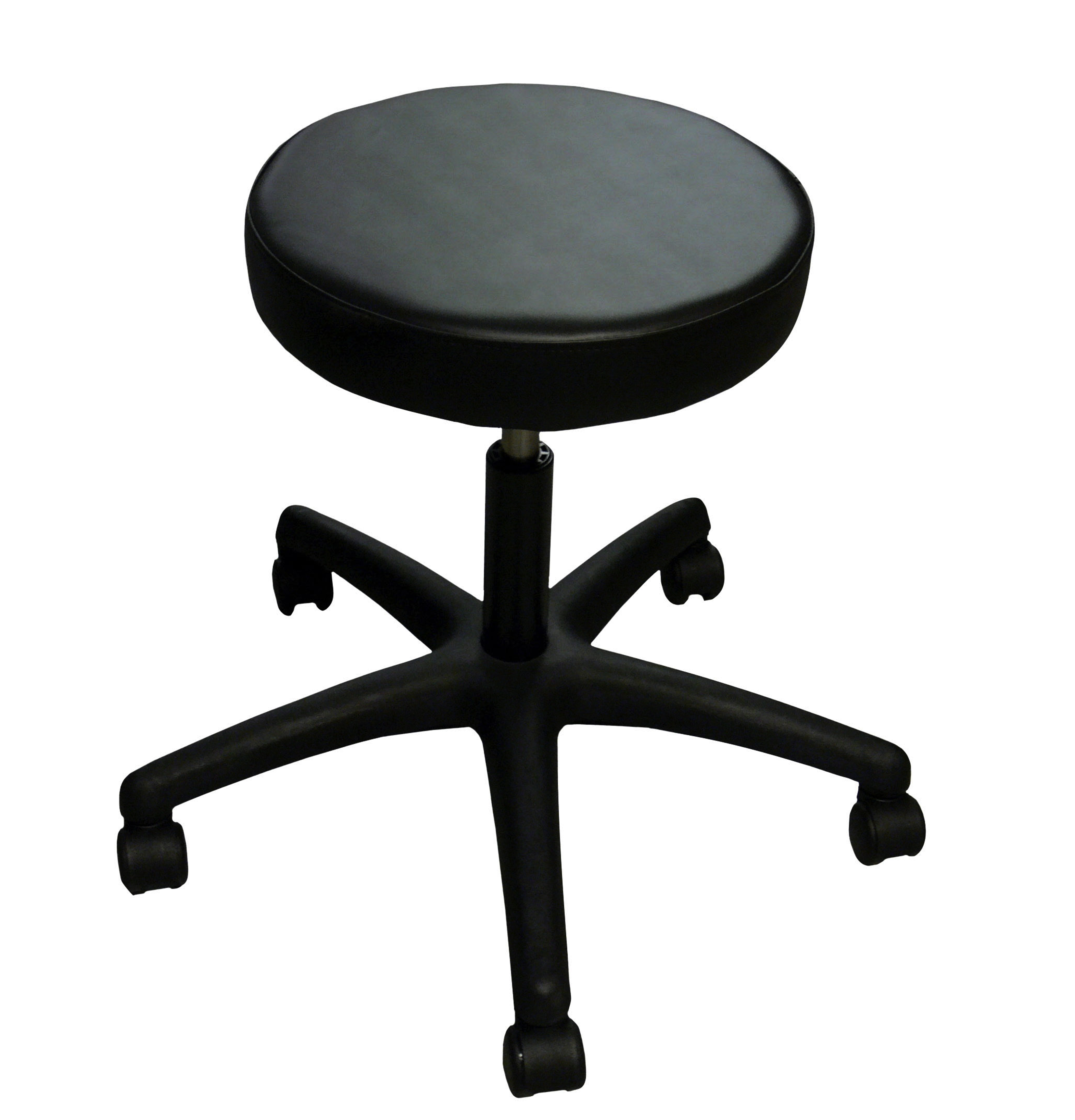 Tetováló szék T2017 Gázrugós forgózsámoly fekete lábbal